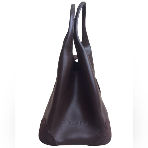 Tiffany & Fred Brown Leather & Suede Hobo With Buckle Detail - Picture 4 of 13